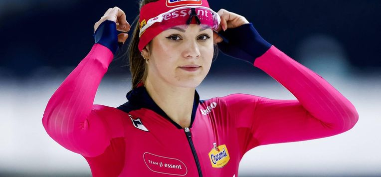 HEERENVEEN - Angel Daleman tijdens een training van Team Essent in aanloop naar het Staatsloterij Olympisch Kwalificatietoernooi. ANP VINCENT JANNINK