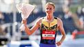 HENGELO - Niels Laros (Nederland) in actie op het onderdeel 800 meter tijdens de 45e editie van de FBK Games. De belangrijkste internationale atletiekwedstrijd van Nederland vindt plaats in Hengelo. VINCENT JANNINK / ANP