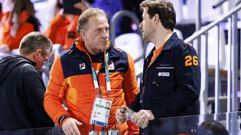 MILAAN - Bondscoach Rintje Ritsma voor de 3.000 meter bij het langebaanschaatsen in het Milano Speed Skating Stadium op de Olympische Winterspelen van Milaan. SEM VAN DER WAL / ANP