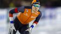 HEERENVEEN - Patrick Roest (NED) reageert na de 1500 meter op de EK afstanden. ANP VINCENT JANNINK