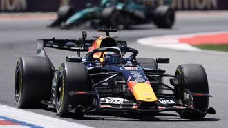 Red Bull Racing's Dutch driver Max Verstappen takes part in the first practice session at the Circuit de Catalunya ahead of the Catalonia Formula One Grand Prix in Montmelo, on the outskirts of Barcelona on June 12, 2026. 
Manaure QUINTERO / AFP