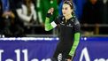 HEERENVEEN - Femke Kok reageert na de 500 meter tijdens de eerste dag van het Nederlandse kampioenschap sprint schaatsen in Thialf. ANP VINCENT JANNINK