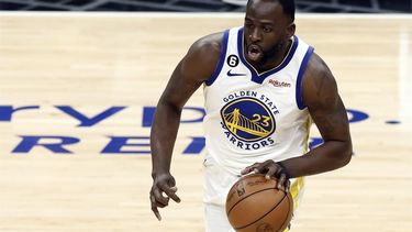 epa10525329 Golden State Warriors forward Draymond Green in action during the first quarter of the game between the Golden State Warriors and the Los Angeles Clippers at Crypto.com Arena in Los Angeles, California, USA, 15 March 2023.  EPA/ETIENNE LAURENT SHUTTERSTOCK OUT