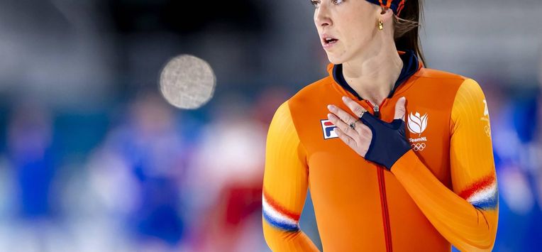 MILAAN - Suzanne Schulting tijdens een training in het Milano Speed Skating Stadium. De langebaanschaatsers bereiden zich voor op hun deelname aan de Olympische Winterspelen. SEM VAN DER WAL / ANP