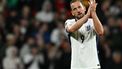 England's striker #09 Harry Kane applauds the fans after being substituted off during their UEFA Nations League, League B - Group 2, first leg football match between England and Finland at Wembley Stadium in London on September 10, 2024.  
JUSTIN TALLIS / AFP