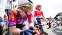 VALKENBURG - Lorena Wiebes (NED) komt er achter dat ze tweede is geworden tijdens de Amstel Gold Race 2024 op 14 april 2024 in Valkenburg, Nederland. Deze eendaagse wielerwedstrijd is onderdeel van de UCI WorldTour. ANP MARCEL VAN HOORN