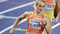 Netherlands' Lieke Klaver competes in the women's 400 metres semi-final heat 3 during the World Athletics Indoor Championships Kujawy Pomorze 2026 in Torun, Poland on March 20, 2026. 
Wojtek RADWANSKI / AFP