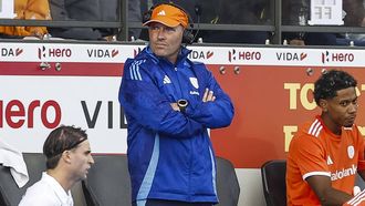 AMSTELVEEN - bondscoach Jeroen Delmee van Nederland tijdens de halve finale op het WK hockey tussen Nederland en Spanje in het Wagener Stadion. BAS CZERWINSKI / ANP