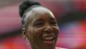 US tennis player Venus Williams attends the 2026 World Cup football tournament quarter-final match between Norway and England at Miami Stadium in Miami Gardens on July 11, 2026. 

PATRICIA DE MELO MOREIRA / AFP