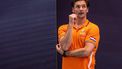 Coach Harry van der Meer during the Olympic qualifying tournament against Croatia in Rotterdam, The Netherlands, 15 February 2021. The Dutch water polo players are on the hunt for a starting ticket for the Olympic Games. ANP RONALD HOOGENDOORN