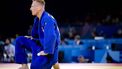 PARIJS - Judoka Frank de Wit na de uitschakeling door Somon Makhmadbekov van Tadzjikistan tijdens de Olympische Spelen. ANP IRIS VAN DEN BROEK