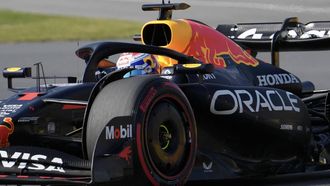Red Bull Racing's Dutch driver Max Verstappen races during the qualifying session for the 2025 Formula 1 Grand Prix du Canada at Circuit Gilles-Villeneuve in Montreal, Canada, on June 14, 2025.  
TIMOTHY A. CLARY / AFP