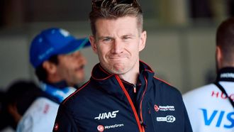 Haas F1 Team's Danish driver Kevin Magnussen waits to compete in the Formula One British Grand Prix at the Silverstone motor racing circuit in Silverstone, central England, on July 7, 2024. 
BENJAMIN CREMEL / AFP