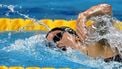 epa11768775 Summer McIntosh of Canada competes in the final of the women's 400m freestyle at the World Aquatics Swimming Championships (25m) in Budapest, Hungary, 10 December 2024.  EPA/TIBOR ILLYES HUNGARY OUT