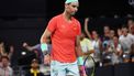 epa11058786 Rafael Nadal of Spain reacts during his quarter-final match against Jordan Thompson of Australia at the 2024 Brisbane International tennis tournament in Brisbane, Australia, 05 January 2024.  EPA/JONO SEARLE AUSTRALIA AND NEW ZEALAND OUT  EDITORIAL USE ONLY  EDITORIAL USE ONLY