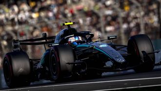 SHANGHAI - Andrea Kimi Antonelli (Mercedes) in actie tijdens de kwalificatie op het Shanghai International Circuit in aanloop naar de Grote Prijs van China. SANDER KONING / ANP