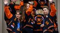 DEN HAAG - Koning Willem-Alexander, koningin Máxima en prinses Amalia tijdens een groepsfoto met de Nederlandse medaillewinnaars van de Olympische Winterspelen 2026 in Milaan op het Haagse Paleis Noordeinde. REMKO DE WAAL / ANP