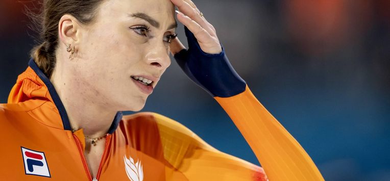 MILAAN - Femke Kok tijdens de 1500 meter bij het langebaanschaatsen in het Milano Speed Skating Stadium op de Olympische Winterspelen van Milaan. IRIS VAN DEN BROEK / ANP