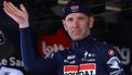2023-02-28 13:51:31 Soudal Quick-Step's Danish rider Michael Morkov waves at the start of the Grand Prix du Samyn, 209km one-day cycling race between Quaregnon and Dour, as part of the Lotto Cycling Cup, in Quaregnon, on February 28, 2023. 
DAVID PINTENS / Belga / AFP