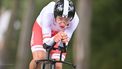 2021-09-20 02:00:00 Poland's Filip Maciejuk competes in the U23 men individual time trial race, 30,3 km from Knokke-Heist to Brugge, during the UCI World Championships Road Cycling Flanders 2021, in Brugge on September 20, 2021.  
DAVID STOCKMAN / BELGA / AFP