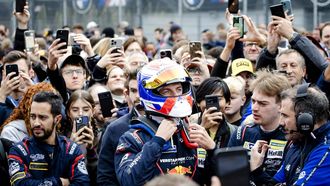 NÜRBURG - Max Verstappen aan de start van zijn eerste race in de Nürburgring Langstrecke-Serie op de Nordschleife. Aan de NLS doen zowel professionele teams als amateurcoureurs mee. ANP SEM VAN DER WAL