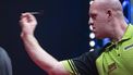 2023-09-24 20:42:52 epa10881923 Michael van Gerwen of the Netherlands competes in the quarterfinal of the PDC European Tour Hungarian Darts Trophy in MVM Dome in Budapest, Hungary, 24 September 2023 (issued 25 September 2023).  EPA/Zsolt Szigetvary HUNGARY OUT