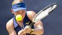 DEN BOSCH - Suzan Lamens (NED) in haar partij tegen Elisabetta Cocciaretto (ITA)  tijdens de kwartfinale van het Libema Open. Het tennistoernooi vindt plaats in in het Autotron van Rosmalen. ANP SANDER KONING