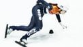 ROTTERDAM - Selma Poutsma (NED) tijdens de 500 meter vrouwen kwartfinale op het WK shorttrack in Ahoy. ANP KOEN VAN WEEL