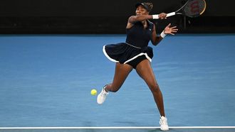 epa12658221 Venus Williams of the United States in action during the Women's Singles 1st round match against Olga Danilovic of Serbia on day 1 of the 2026 Australian Open tennis tournament at Melbourne Park in Melbourne, Australia, 18 January 2026.  EPA/LUKAS COCH  AUSTRALIA AND NEW ZEALAND OUT