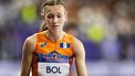 PARIJS - Femke Bol na het behalen van de bronzen medaille tijdens de finale van de 400 meter horden tijdens de olympische atletiekwedstrijden. ANP ROBIN VAN LONKHUIJSEN