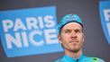 epa11951000 Dutch rider Cees Bol of team Astana before the start of the 1st stage of the Paris Nice cycling race over 156.1km from Le Perray-en-Yvelines  to Le Perray-en-Yvelines, France, 09 March 2025.  EPA/CHRISTOPHE PETIT TESSON