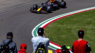 IMOLA - Max Verstappen (Red Bull Racing) tijdens de derde vrije training op het circuit in aanloop naar de Grote Prijs van Emilia-Romagna. ANP REMKO DE WAAL