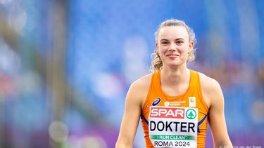 ROME - Sofie Dokter in actie op het onderdeel kogelstoten in de meerkamp  op de eerste dag van de Europese kampioenschappen atletiek. ANP IRIS VAN DEN BROEK