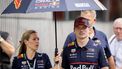 SPIELBERG - Max Verstappen (Red Bull Racing) onderweg naar de persconferentie op het Red Bull Ring racecircuit voor de mediadag in aanloop naar de Grote Prijs van Oostenrijk. ANP SANDER KONING