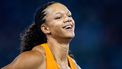 ROME - Tasa Jiya in actie tijdens de halve finales 200 meter op de vierde dag van de Europese kampioenschappen atletiek. ANP IRIS VAN DEN BROEK
