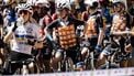 epa13146081 The riders wait for the start wearing cooling vests to beat the heat during the first stage a 137 km loop from Lausanne to Lausanne at the 5th edition of the Women's Tour de France cycling race (Tour de France Femmes), in Lausanne, Switzerland, 01 August 2026.  EPA/JEAN-CHRISTOPHE BOTT