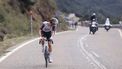 epa12333182 Spanish cyclist Juan Ayuso of UAE Team Emirates XRG breaks away during the seventh stage of La Vuelta a Espana cycling tour over 188km from Andorra La Vella to Cerler, Spain, 29 August 2025.  EPA/JAVIER LIZON