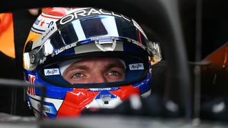 Red Bull Racing's Dutch driver Max Verstappen sits in his car in his box during a practice session of the Formula One Azerbaijan Grand Prix at the Baku City Circuit in Baku on September 20, 2025. 
Ozan KOSE / AFP
