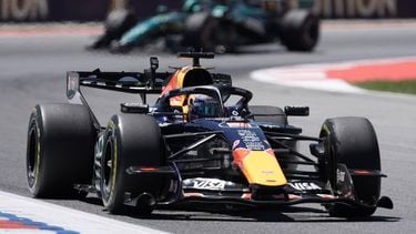 Red Bull Racing's Dutch driver Max Verstappen takes part in the first practice session at the Circuit de Catalunya ahead of the Catalonia Formula One Grand Prix in Montmelo, on the outskirts of Barcelona on June 12, 2026. 
Manaure QUINTERO / AFP