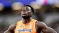 TOKIO - Elvis Afrifa op het onderdeel 100 meter tijdens de WK atletiek in het Japan National Stadium. ANP ROBIN VAN LONKHUIJSEN