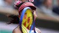 Japan's Naomi Osaka plays against Spain's Paula Badosa during their women's singles match on day 2 of the French Open tennis tournament on Court Philippe-Chatrier at the Roland-Garros Complex in Paris on May 26, 2025. 
Dimitar DILKOFF / AFP