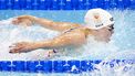 PARIJS - Tessa Giele in actie op de halve finale 100 vlinder op de eerste dag van het olympische zwemtoernooi op de Olympische Spelen. ANP KOEN VAN WEEL