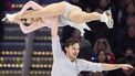 Dutch Daria Danilova and Michel Tsiba skate during the Pairs Short program of the 2025 ISU World Figure Skating Championships at TD Garden in Boston, Massachusetts, on March 26, 2025. 
Geoff Robins / AFP