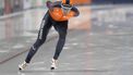 epa11022014 Patrick Roest of the Netherlands in action during the Men's 5000m race of the ISU Speed Skating World Cup in Tomaszow Mazowiecki, central Poland, 10 December 2023.  EPA/Grzegorz Michalowski POLAND OUT