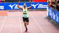 AMSTERDAM - Atleet Khalid Choukoud tijdens de 48e editie van de marathon van Amsterdam. Het is de eerste marathon voor de 38-jarige Hagenaar sinds zijn optreden op de Olympische Spelen van Parijs. ANP RAMON VAN FLYMEN