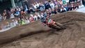 Dutch rider Jeffrey Herlings competes during the motocross MXGP Grand Prix Flanders, race 15/20 of the FIM Motocross World Championship, in Lommel on August 3, 2025. 
JONAS ROOSENS / Belga / AFP
