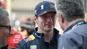 Red Bull Racing's Dutch driver Max Verstappen takes part in the drivers' parade before the start of the Formula One Chinese Grand Prix at the Shanghai International Circuit in Shanghai on March 23, 2025.  
GREG BAKER / AFP