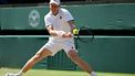 epa13095169 Jannik Sinner of Italy in action during his Men's quarter-final match against Jan-Lennard Struff of Germany at the Wimbledon Championships in London, Britain, 07 July 2026.  EPA/DANIEL HAMBURY