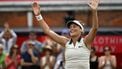German player Tatjana Maria celebrates winning against US player Amanda Anisimova following their women's singles final tennis match on the last day of the HSBC WTA tennis Championships at Queen's Club in west London on June 15, 2025. 
Ben STANSALL / AFP