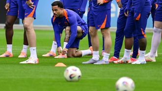 ZEIST - Justin Kluivert tijdens de training van het Nederlands elftal op de KNVB Campus. Het Nederlands elftal bereidt zich voor op de WK-kwalificatieduels tegen Malta en Finland. ANP OLAF KRAAK